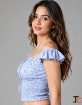 Shop Smocked Midi Dress Casual Teen Blouses Tobeque