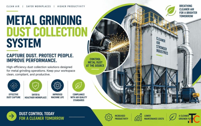 Metal Grinding Dust Collection System for Cleaner Workspaces
