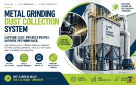 Metal Grinding Dust Collection System for Cleaner Workspaces