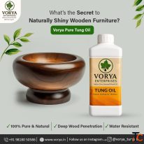 Vorya Pure Tung Oil - Natural Wood Finish Protection