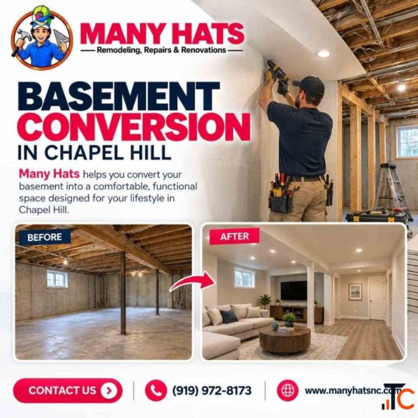 Basement Conversion in Chapel Hill Manyhats