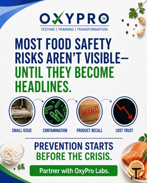 Food Safety Risks Don't Warn You. Testing Can.
