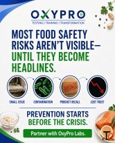 Food Safety Risks Don't Warn You. Testing Can.