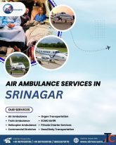 Air Ambulance Services in Srinagar for Long-Distance Patient Relocation