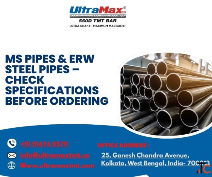 MS Pipes ERW Steel Pipes - Check Specifications Before Ordering