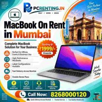 macbook on rent at Rs 1999- MumbaiThane Navimumbai