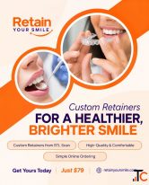 Retain Your Smile Custom Replacement Retainers STL File Retainers