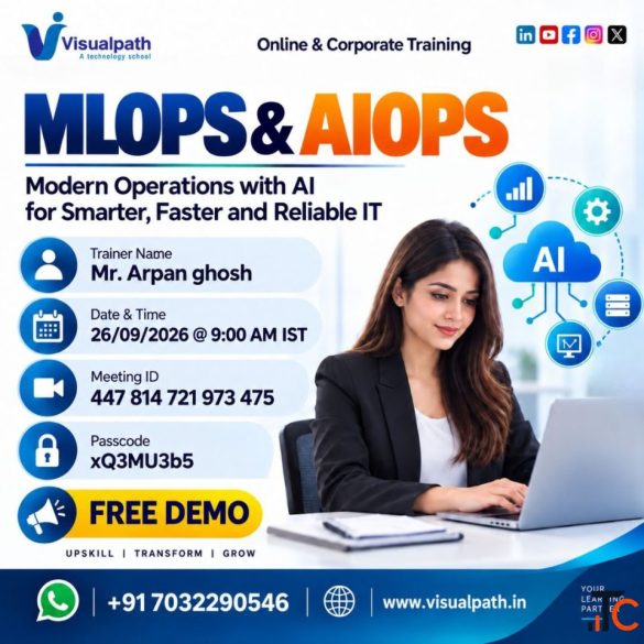 MLOps AIOps Online Training Real-Time Projects Live Demo