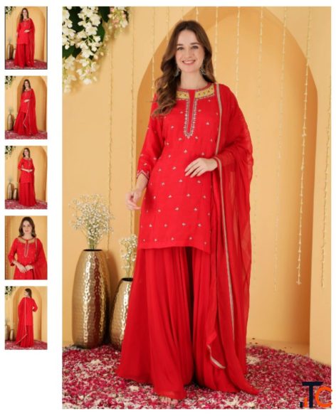 Buy Designer Sharara Suits Online Best Price Stylish - Milu Madan
