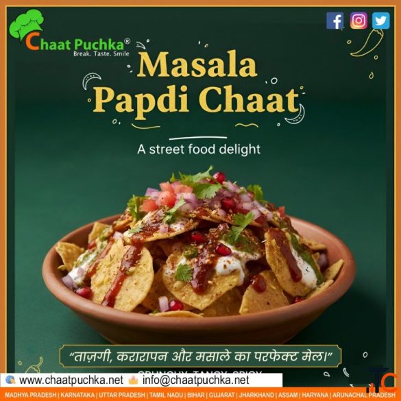 Masala Papdi Chaat-A Delicious Indian Street Food