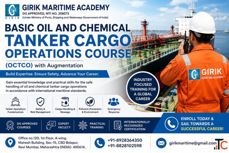 Basic Oil and Chemical Tanker Cargo Operations course