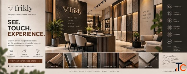 Frikly Experience Store for Interior Materials in Bangalore