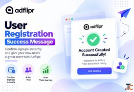 User Registration Success Message for Better Customer Communication