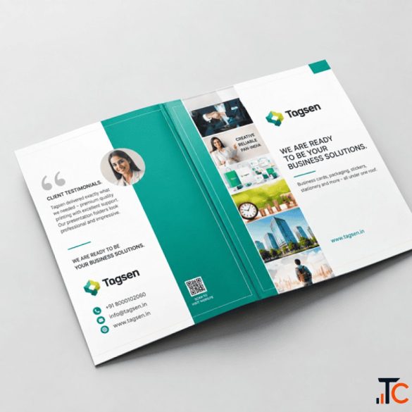 Custom Presentation Folders with Logo Tagsen