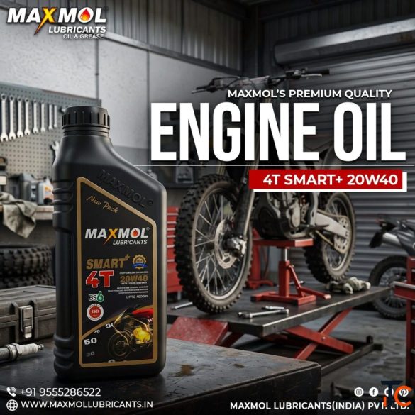 Bike Engine Oil - 4T Motorcycle Engine Oil Maxmol Lubricants