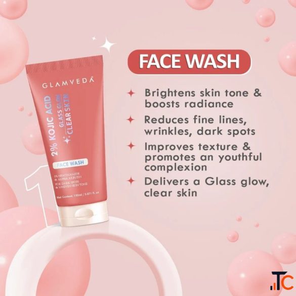 2 KOJIC ACID SKINCARE ROUTINE - FACEWASH SERUM CREAM FOR PIGMENTATION DARK SPOT TREATMENT SKIN BRIGH