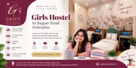 Girls Hostel in Rajpur Road in Dehradun