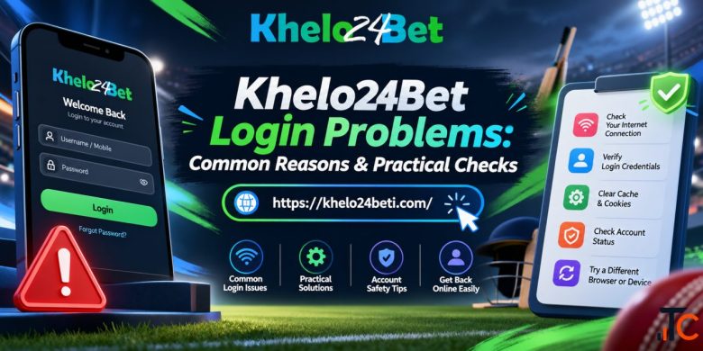 Khelo24Bet Login Problems Common Reasons Fixes