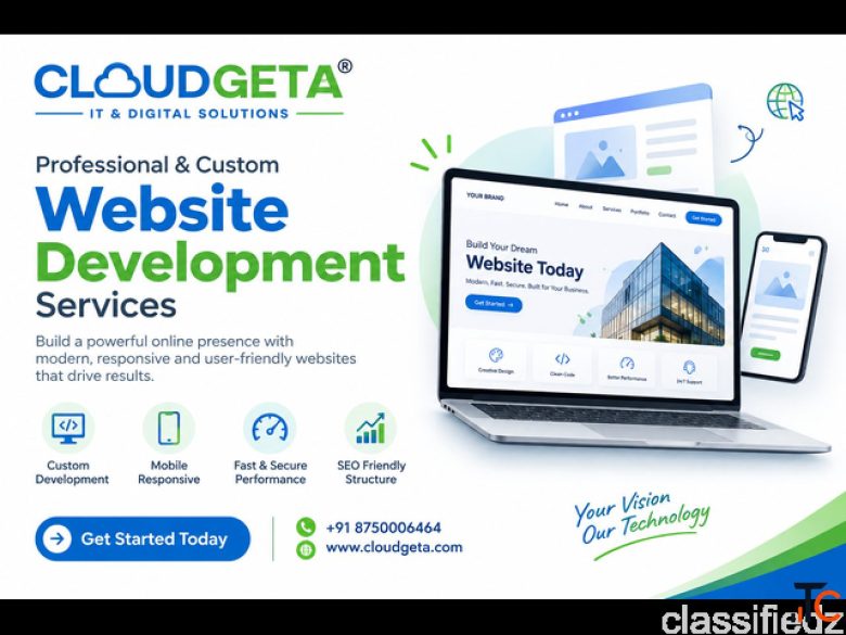Custom Website Development Designed for Business Growth