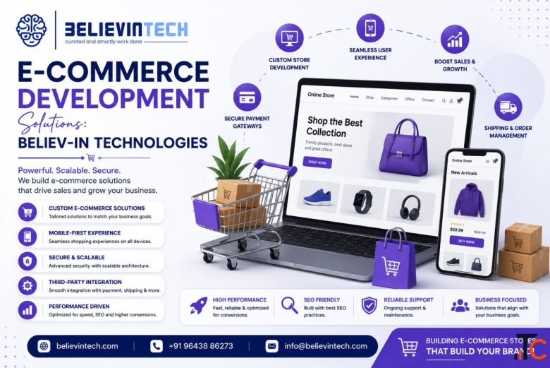 E-Commerce Development Services Believ-in Technologies