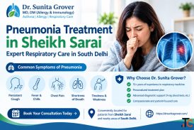 Pneumonia Treatment in Sheikh Sarai - Expert Respiratory Care in South Delhi