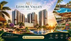 AU Leisure Valley Luxury 3 BHK Apartments in Noida Extension