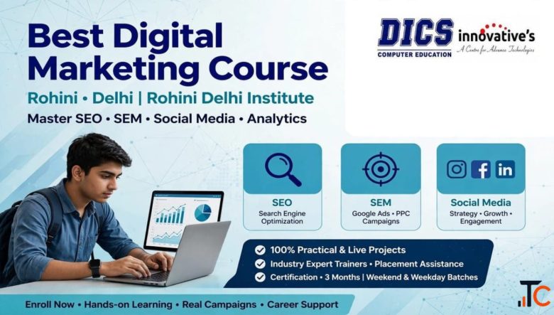 Best Digital Marketing Course in Rohini Digital Marketing Training - DICS Innovatives