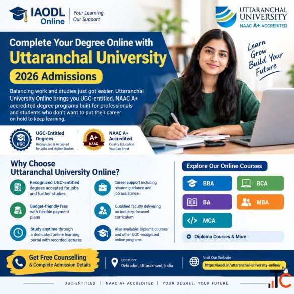 Uttaranchal University Online Degrees - Study Anywhere Anytime