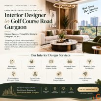Interior Designer in Golf Course Road Gurgaon Luxury Personalized Interiors