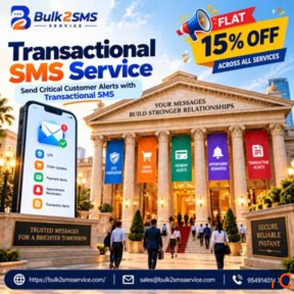 Send Critical Customer Alerts with Transactional SMS service