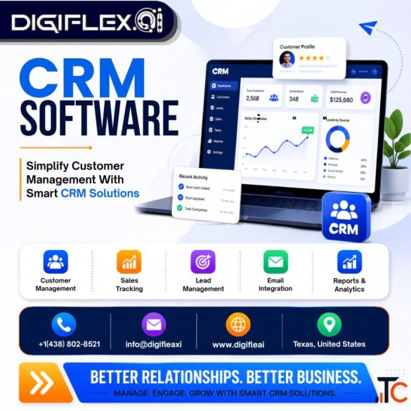 Custom CRM System for US Enterprises - Built by Digiflex.ai Lubbock TX