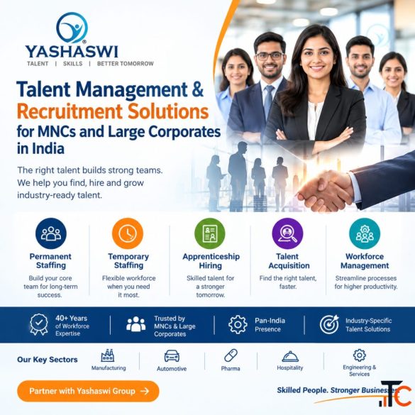 Talent Management Recruitment Solutions for MNCs and Large Corporates in India