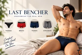 Amber Gold Ultra-Low Rise Thong for Men