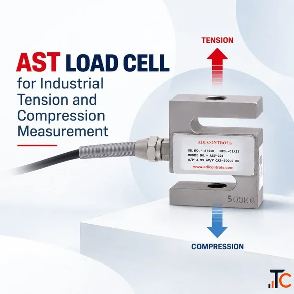 S-Type Load Cell for Tension and Compression Measurement