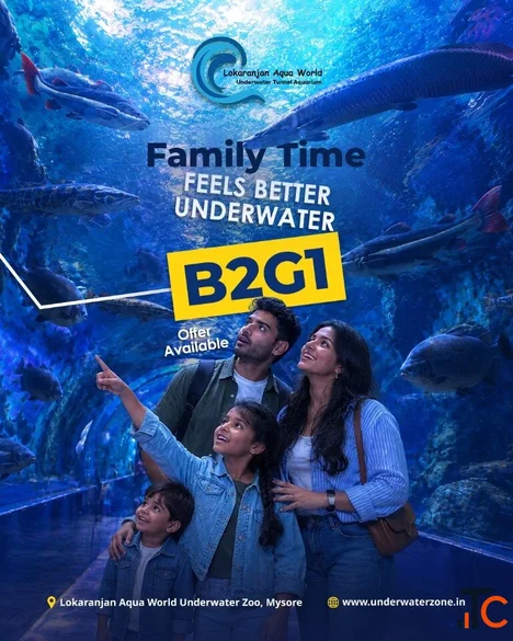 One Day Trip Places in Mysore Explore Lokaranjan Aqua World Underwater Zoo