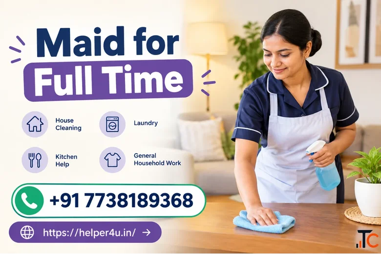 Full-Time Maid for Household Work and Daily Home Support