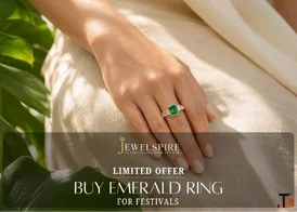 Limited Offer Buy Emerald Ring for Festivals