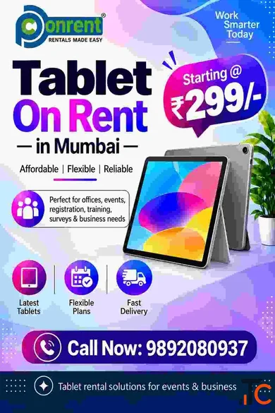 tab on rent at Rs 299- Mumbai Vashi Belapur Navimumbai