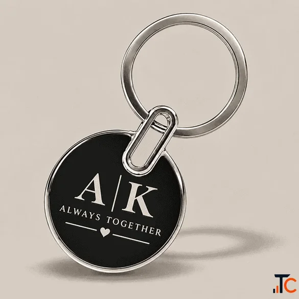Custom Name Keychain in Metal Personalized Gifts Tagsen