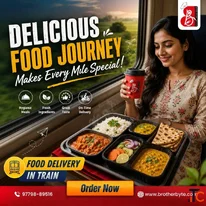 Order Fresh and Hygienic Food on Train with Brother Byte