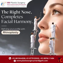 Best Nose Reshaping in Chandigarh for Natural Looking - VM Plastic Surgery