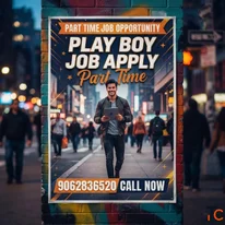 Play Boy Job Apply Part Time 9062836520 call now