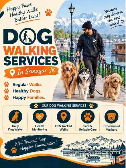 Dog Walking Services in Srinagar JK