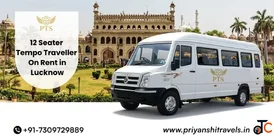 12 Seater Tempo Traveller Rental in Lucknow - Priyanshi Travel