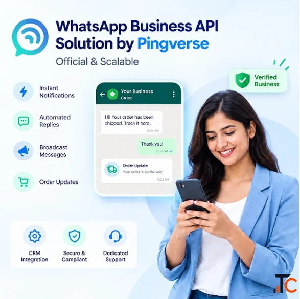 WhatsApp Business API Solution by Pingverse Official Scalable
