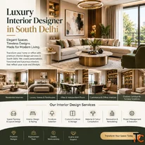 Luxury Interior Designer in South Delhi Bespoke Turnkey Interiors
