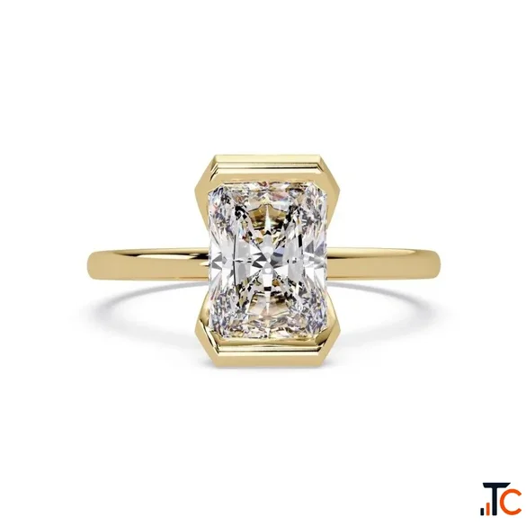 Radiant Cut Diamond Engagement Rings Australia Yarra Jewels