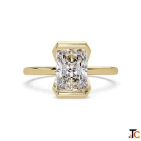 Radiant Cut Diamond Engagement Rings Australia Yarra Jewels