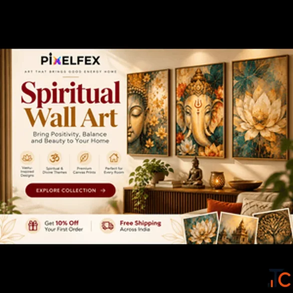Spiritual Wall Art Vastu-Inspired Home Decor PixelFex