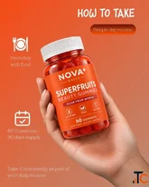 Nova Superfruits Beauty Gummies Vitamins A C E